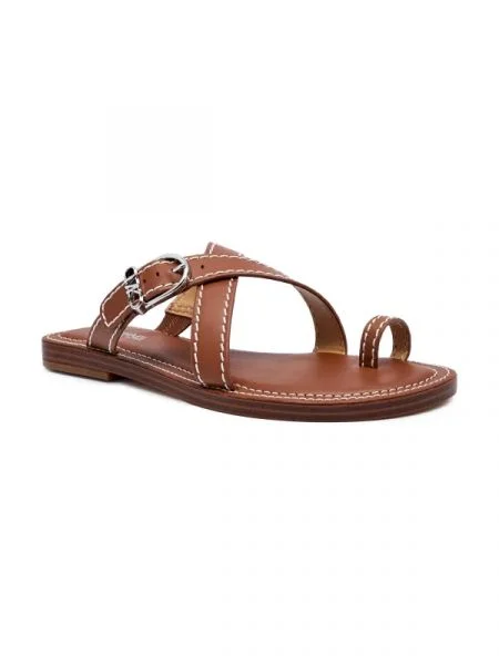 Michael Kors Bőr papucs ASHTON barna