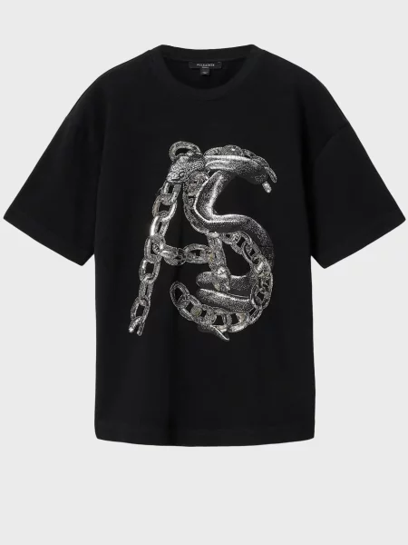 Футболка Allsaints чорна