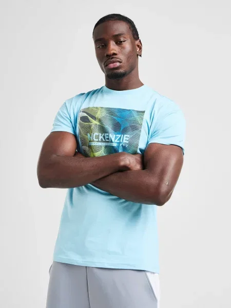 Mckenzie T-Shirt Morton niebieska