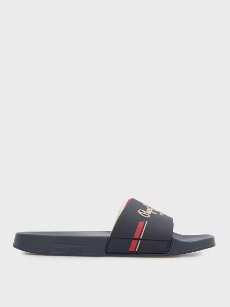Шлепанцы Pepe Jeans синие