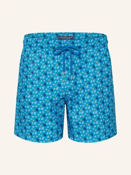 Vilebrequin Kąpielówki Bokserki Mahina blau żółte