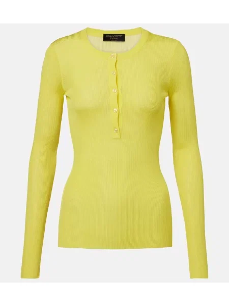 Pulover Dolce&gabbana tricotate galben