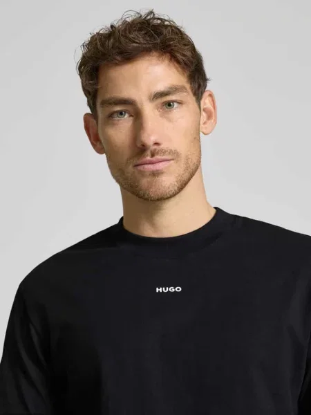 Hugo T-Shirt Dapolino schwarz czarna