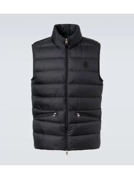 Puh brezrokavnik Moncler črna