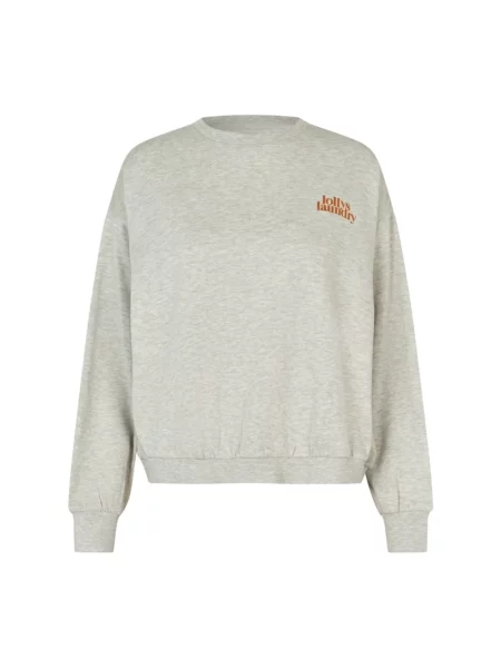 Bluza z kapturem Lollys Laundry z kapturem szara