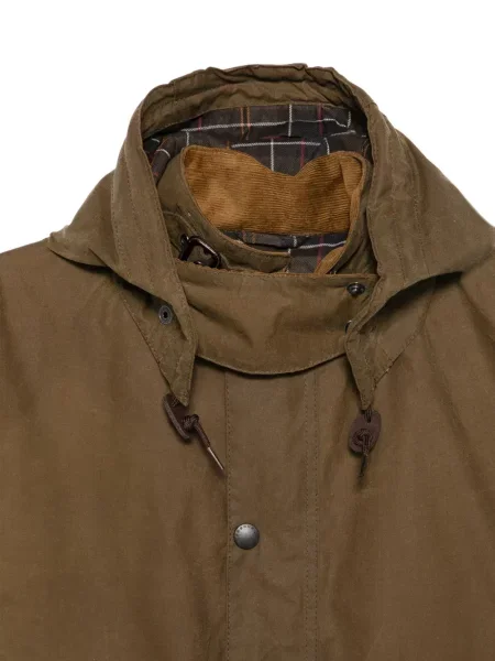 Cu centură geacă Barbour cu glugă maro