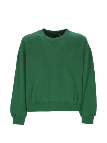Pulover Polo Ralph Lauren cu broderie verde
