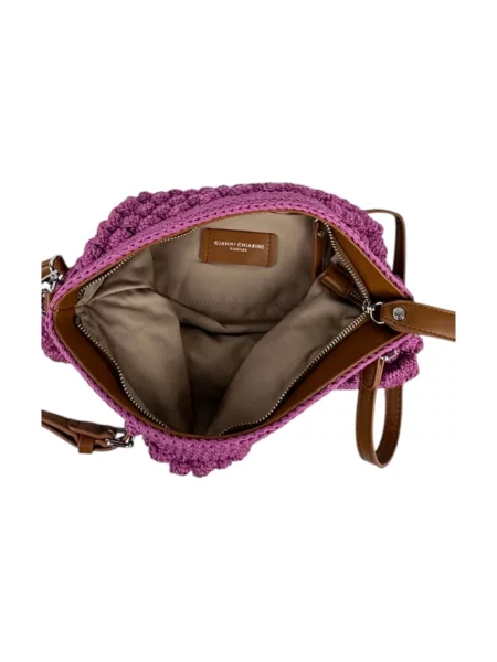 Torebka bagietka Gianni Chiarini różowa