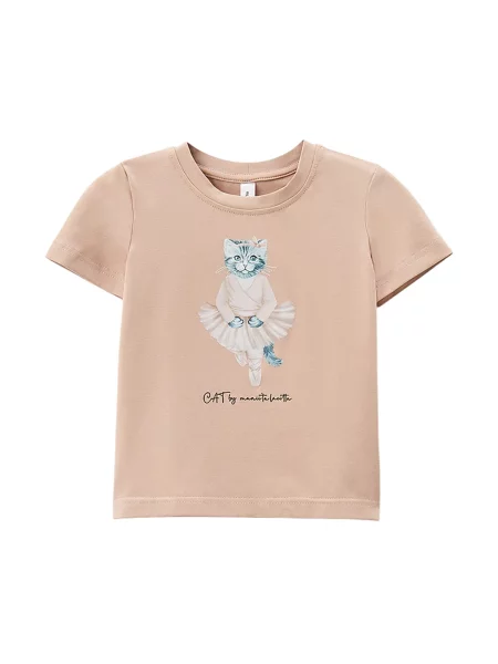 Cat e Lolette Tričko Ballerina Cat' ružová