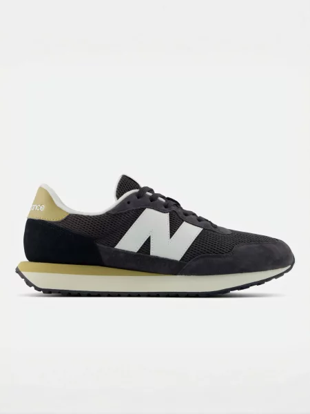 Кожаные повседневные кроссовки New Balance серые