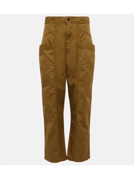 Hlače Marant Etoile rjava