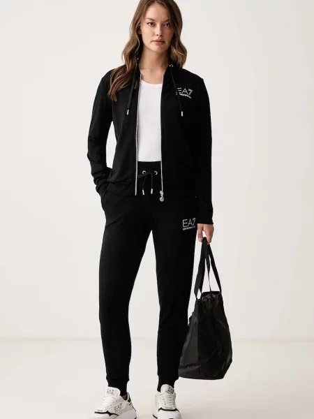 Emporio Armani tepláková súprava dámska čierna
