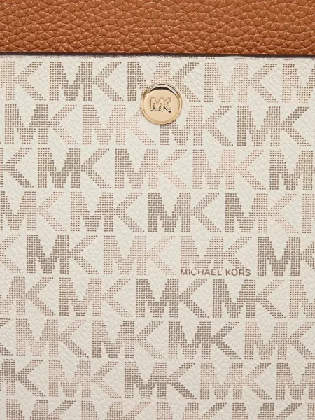 Portofel Michael Michael Kors cu volane plisat de lână negru