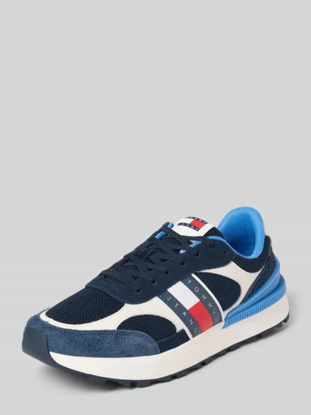 Sneakersy o niskim kroju z obszyciem z naturalnej skóry model TECHNICAL RUNNER ESS' Tommy Jeans