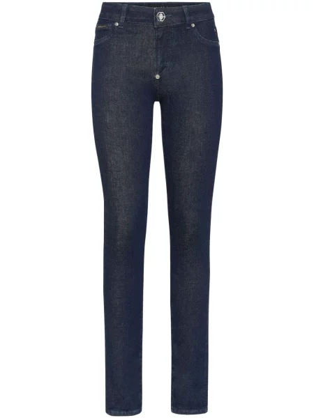 Blugi skinny Philipp Plein skinny fit albastru