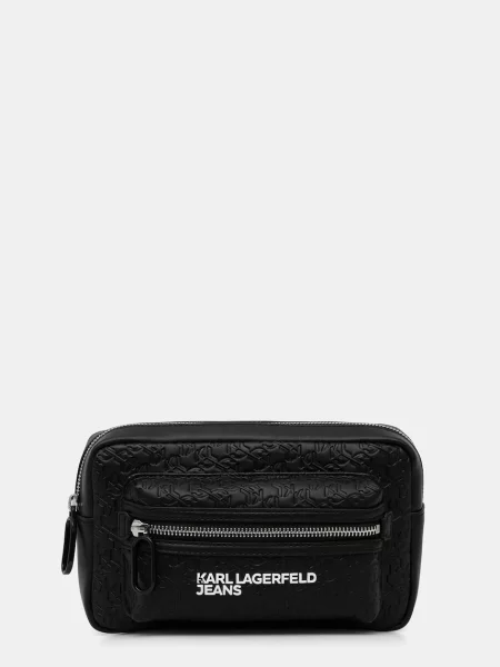 Geantă Karl Lagerfeld Jeans negru