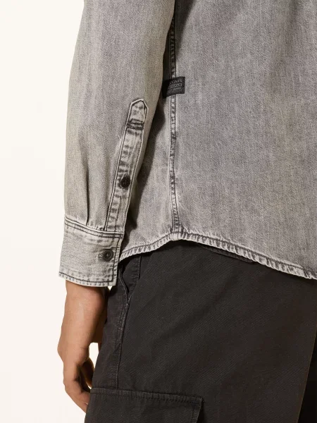 G-Star Koszula Jeansowa Slim Fit grau