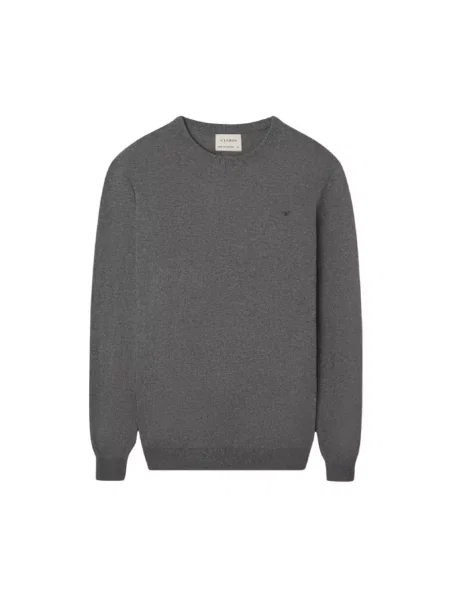 Dzianinowy sweter Silbon szary