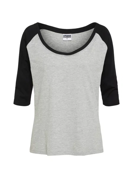 Urban Classics Majica / črna siva