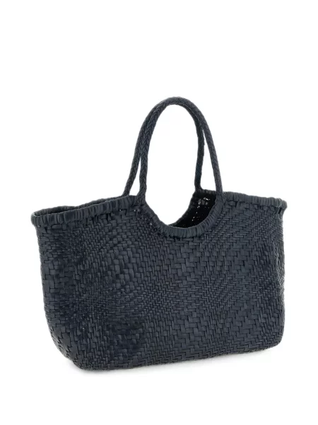 Geantă shopper Dragon Diffusion din piele albastru