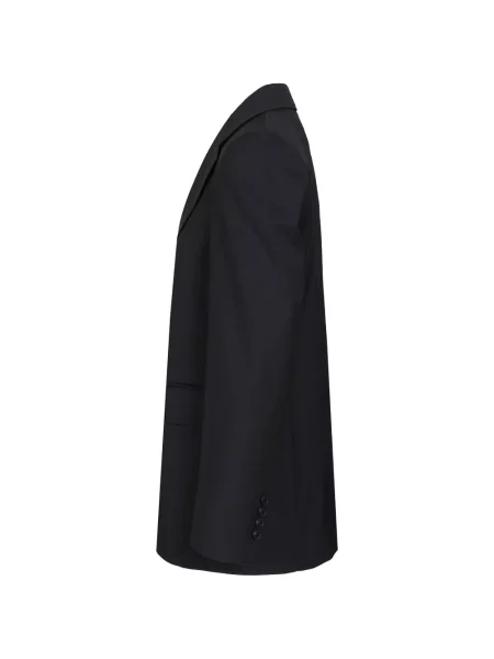 Geacă Max Mara de lână albastru