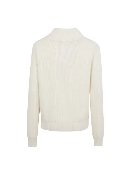 Sweter Zanone wełniany biały