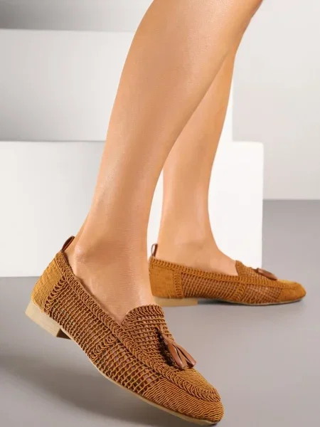 Mocasini Adenda maro