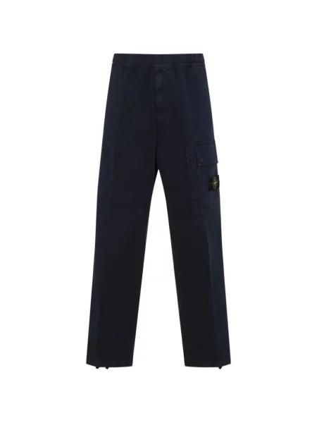 Pantaloni cargo Stone Island cu strasuri albastru
