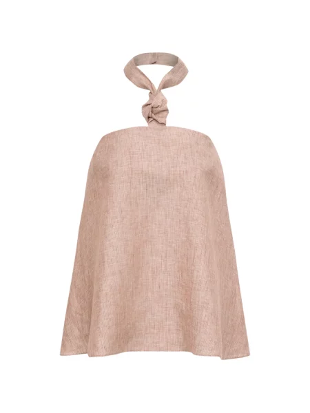 Top 12 Storeez cu gât halter roz