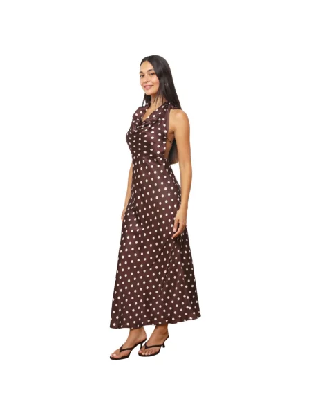Haljina La Modeuse smeđa
