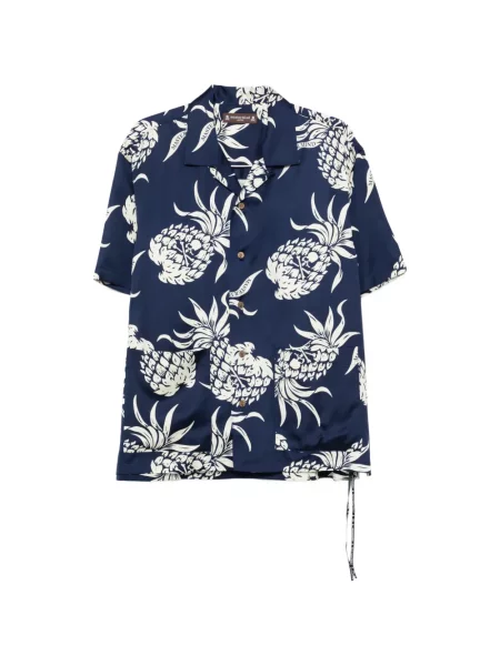 Риза Mastermind Japan синьо