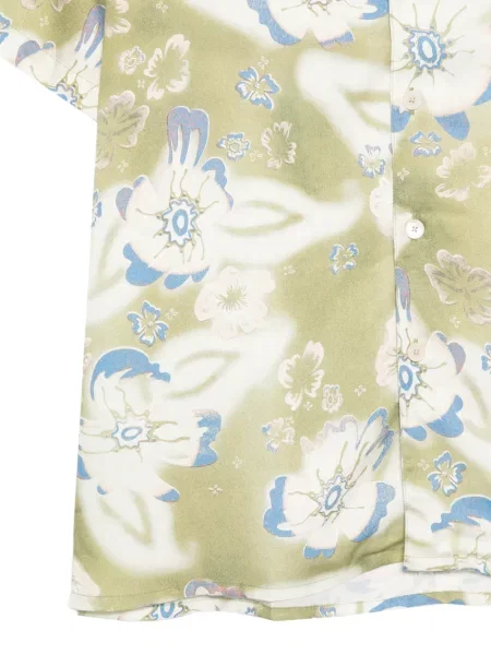 Cămașă Paul Smith cu model floral verde