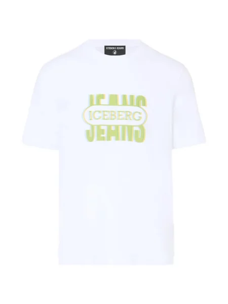 Tricou Iceberg cu imagine alb