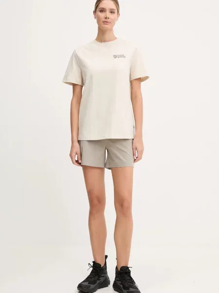 Шорти outdoor Helly Hansen Thalia однотонні висока посадка бежевий