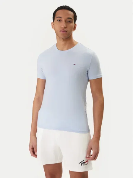 Tommy Jeans T-Shirt Błękitny niebieska