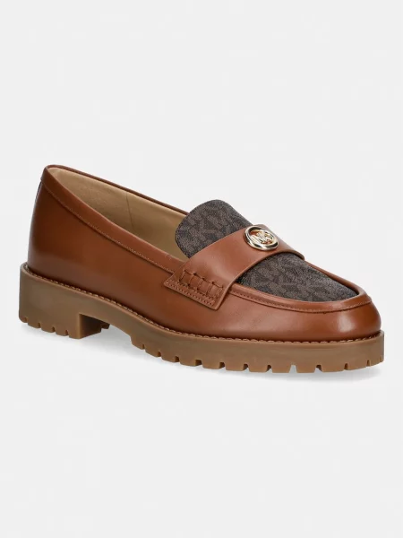 MICHAEL Michael Kors mocasini pentru femei Jaelyn Lug Loafer maro