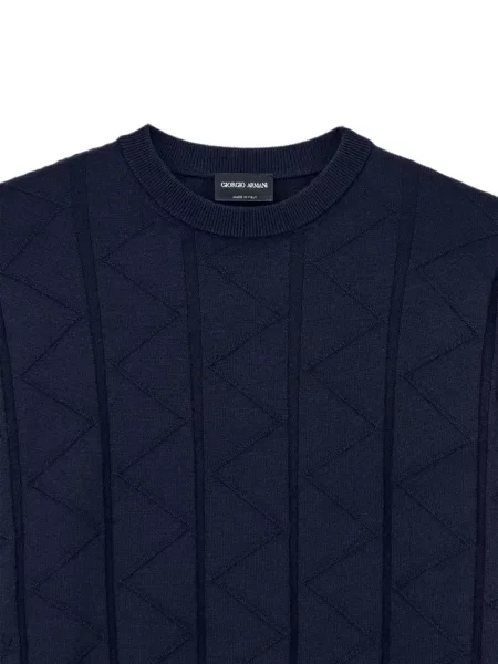 Sweter Giorgio Armani niebieski