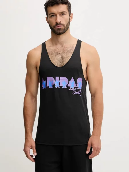 Tricou Adidas Performance negru