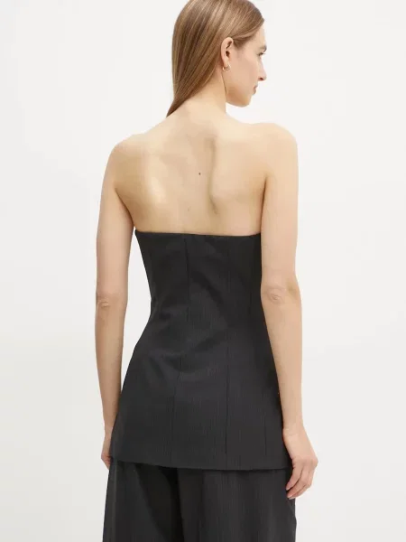 Вовняна блуза Herskind чорна