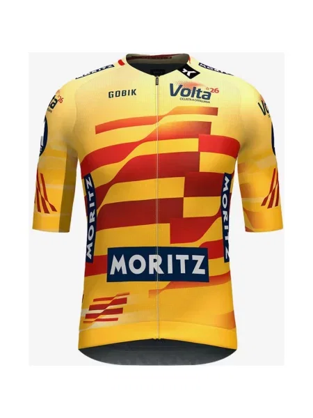 Koszulka rowerowa Gobik CX Pro La Volta Mejor Catalán z krótkim rękawem żółto XS czerwony