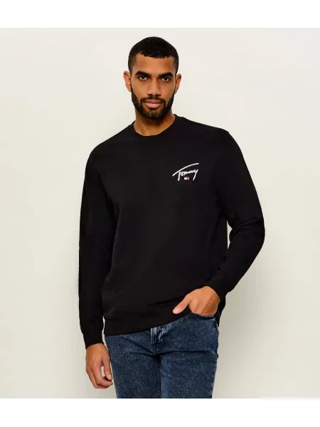 Tommy Jeans Hanorac Entry Signature negru