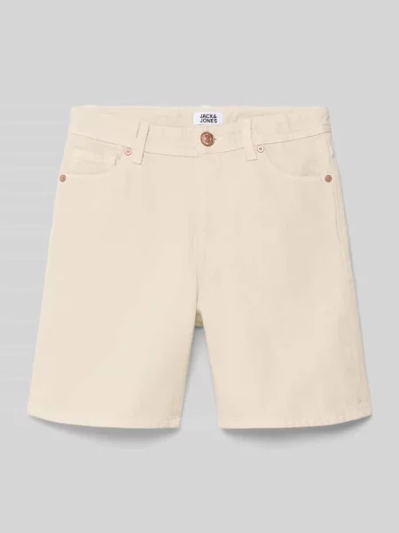Szorty jeansowe o kroju loose fit z wpuszczanymi model TONY' Jack & Jones
