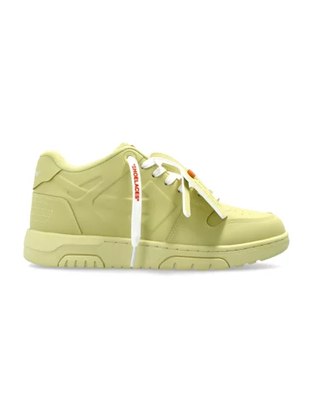 Sneakersy Off-white skórzane biznesowe białe