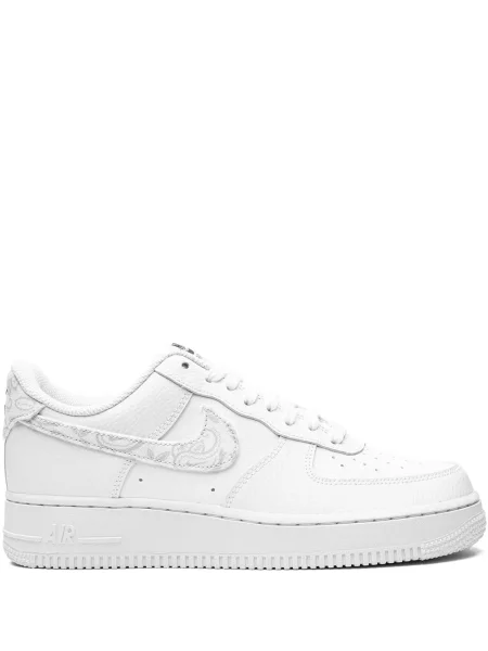 Sneakerși Nike Air Force 1 cu model paisley alb