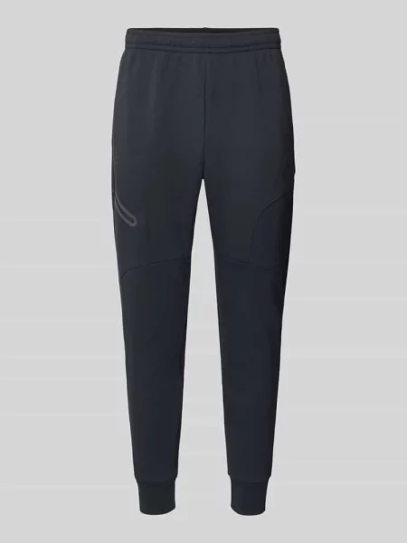 Spodnie Under Armour Unstoppable Fleece black/black czarne