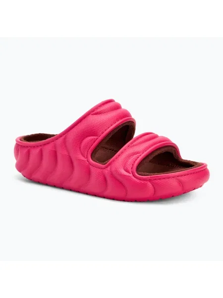 Джапанки Crocs Classic Cozzzy Overpuff Sandal dragonfruit розово
