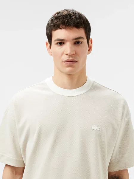 Футболка Lacoste бежевий