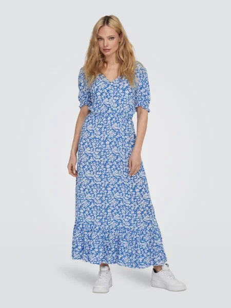 ONLY Rochie de vară Chianti deschis / alb albastru