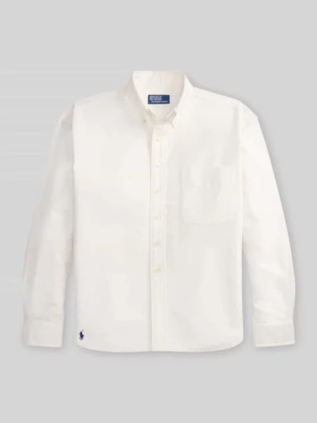 Koszula casualowa o kroju regular fit z wyhaftowanym logo Polo Ralph Lauren biała