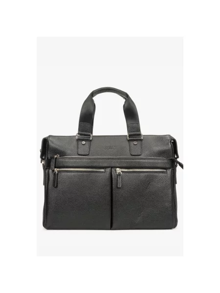 Кожаная сумка Estro черная